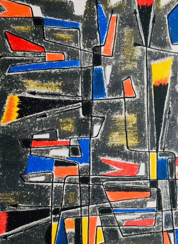 Gustave Singier (1909-1984) - La Patriette de Gonzalve - Lithographie originale signée #2.1