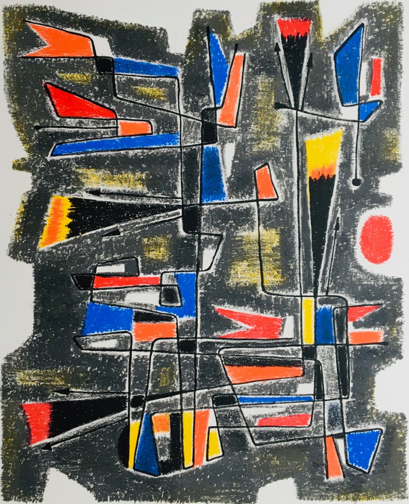 Gustave Singier (1909-1984) - La Patriette de Gonzalve - Lithographie originale signée #1.0