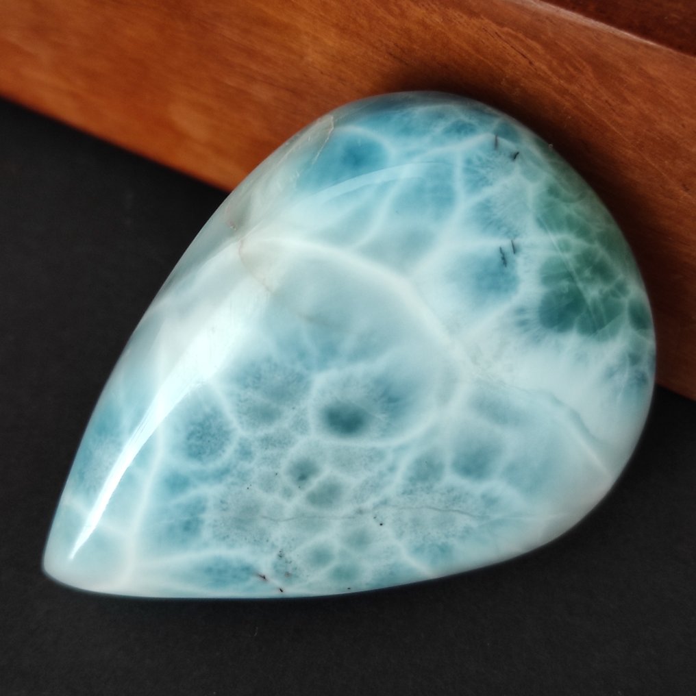 海纹石 弧面形 - 高度: 4 cm - 宽度: 1 cm- 34 g - (1) #4.3