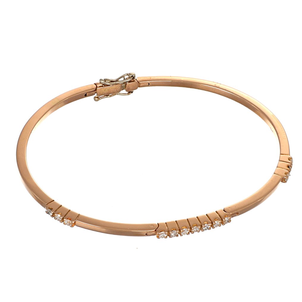 Bracelet - 18 carats Or blanc, Or jaune -  0.65ct. tw. Diamant (Naturelle)  #2.1