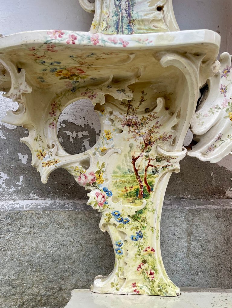 壁掛式擱板單元 - 瓷器 - Art Nouveau #3.2