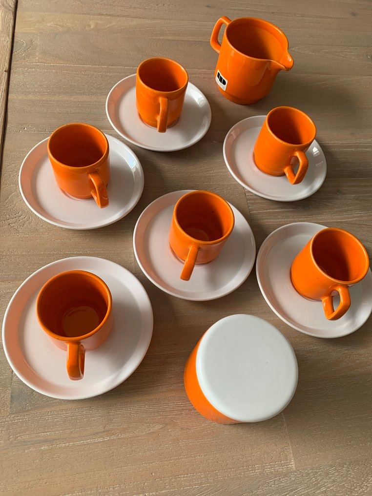 Ceramica Franco Pozzi - Coffee set for 6 (14) - Ceramic #1.0
