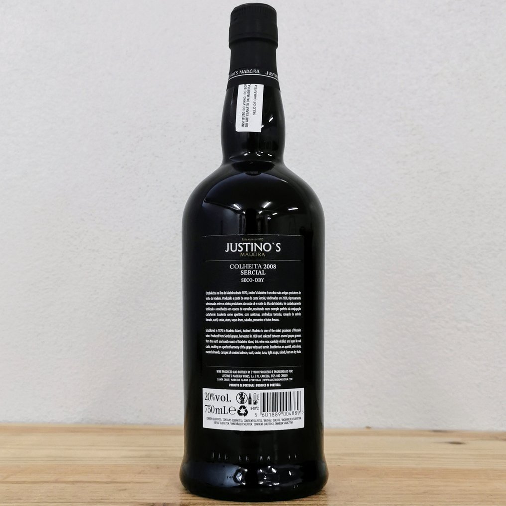 2008 Justino's, Colheita Sercial - Madeira - 3 Bottles (0.75L) #4.3