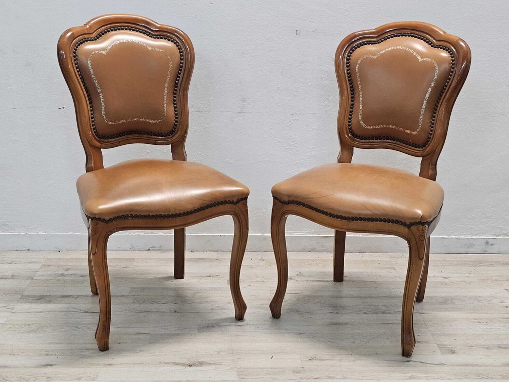 扶手椅 (3) - 木头 - 皮革 - 总统办公室套装 #3.2