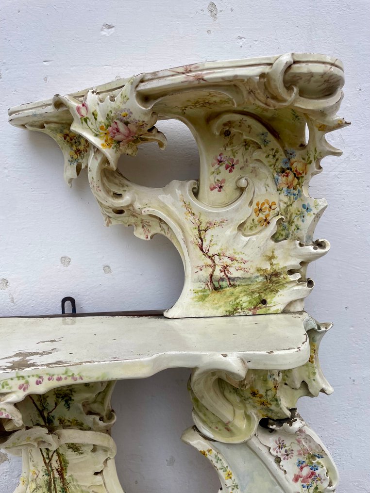 壁掛式擱板單元 - 瓷器 - Art Nouveau #1.0