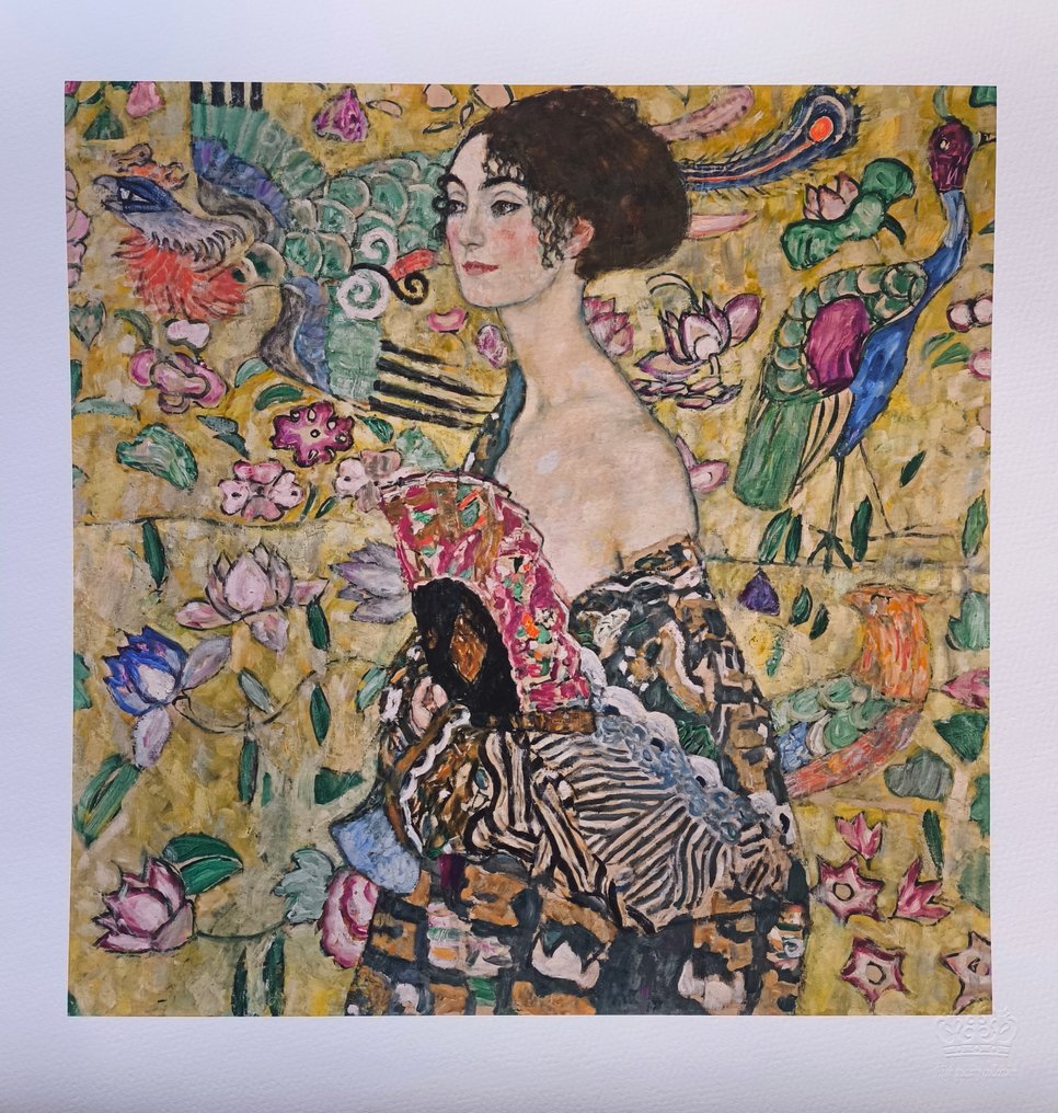 Gustav Klimt (1862–1918) (after) - "Lady with a Fan, 1917" #4.3