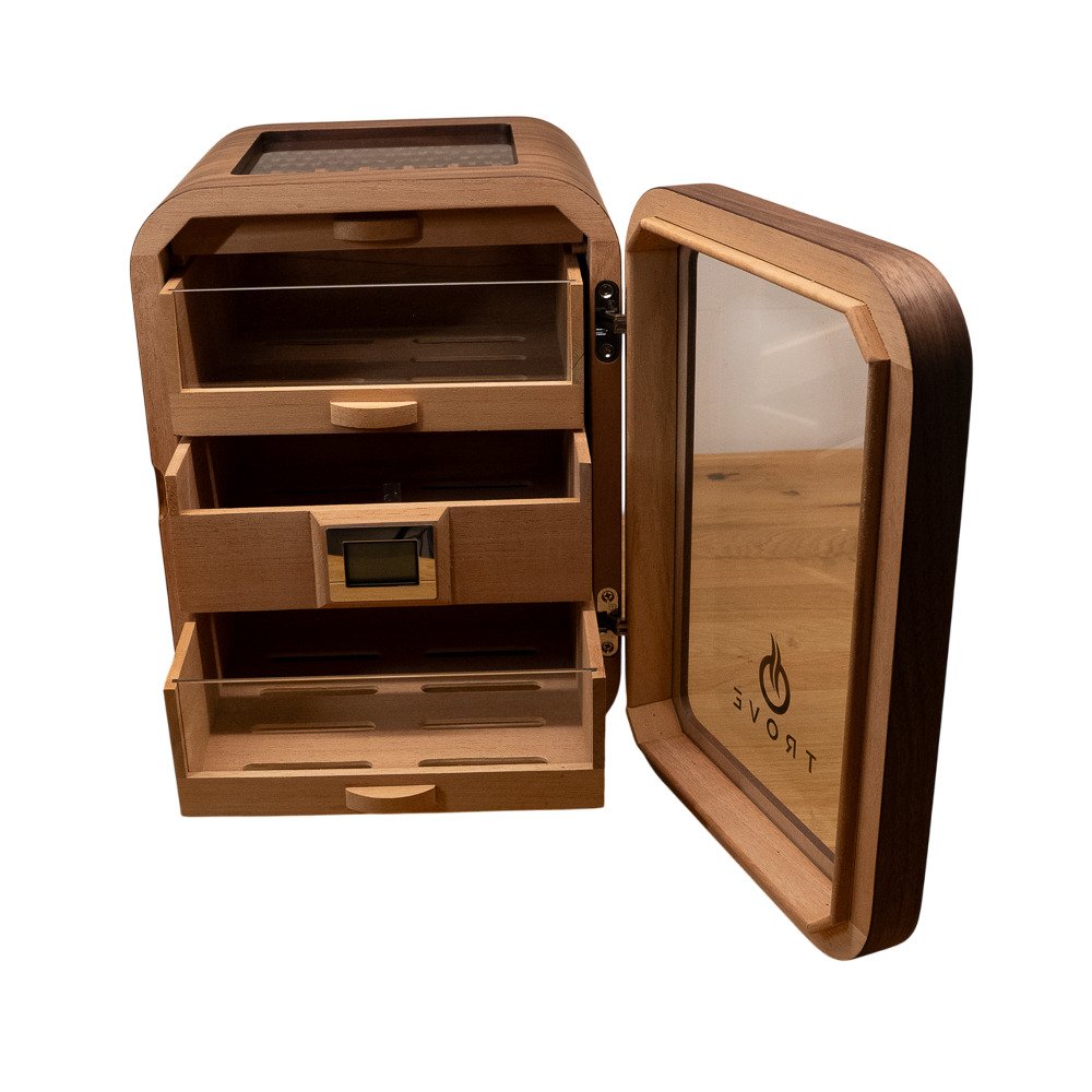 Trove - Υγραντήρας (3) - Cubana - κεδρόξυλο - Κουτί πούρων με τασάκι. #2.1