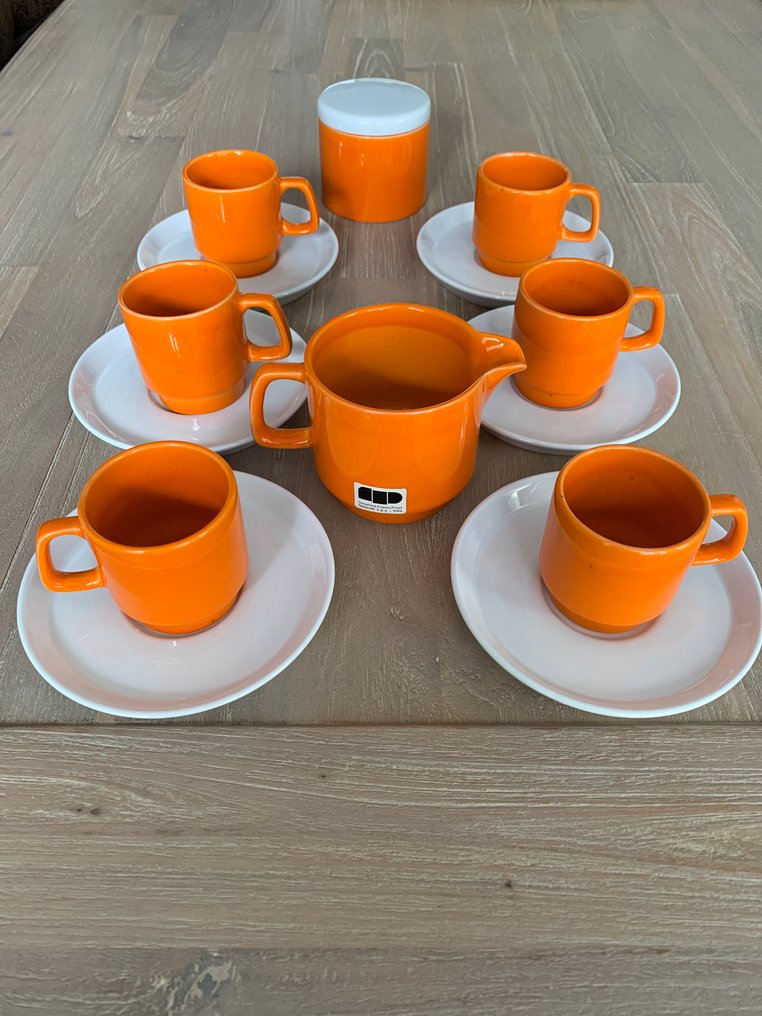 Ceramica Franco Pozzi - Coffee set for 6 (14) - Ceramic #1.0