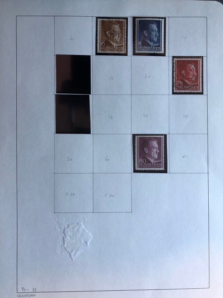 德国 1900/1939 - 德国的附属地区汇编，包括殖民地、投票区、丹齐格、梅梅尔 - Besetzung II. Weltkrieg #4.3