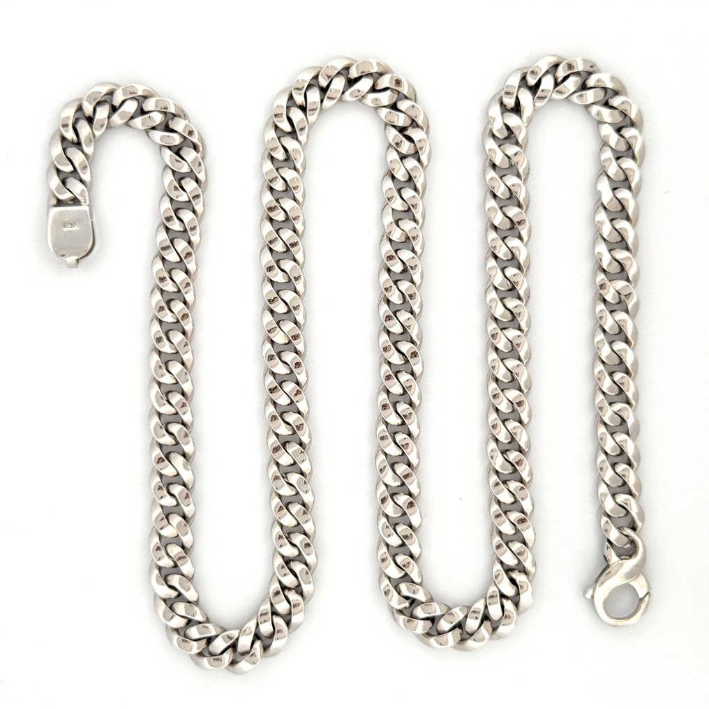 Vieri - Colier - Solid Link - 78 g - 18 ct. Aur alb #3.2