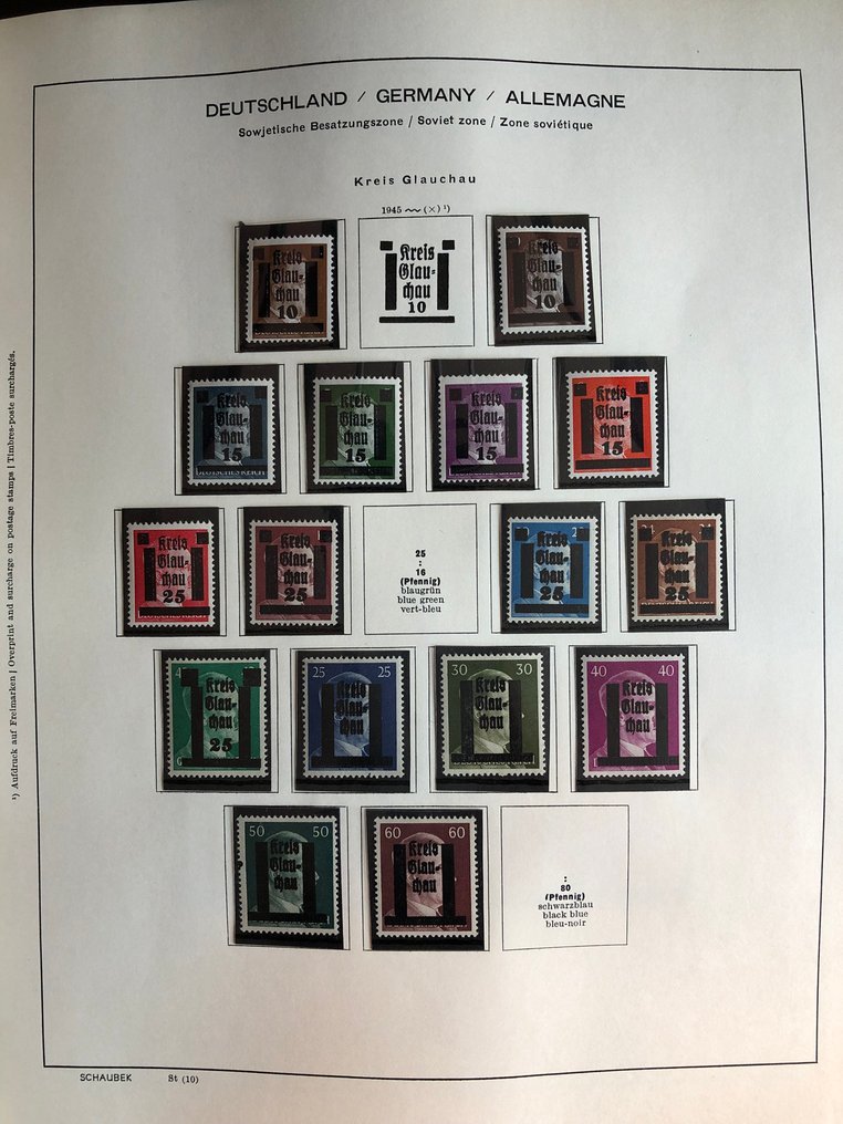 Germany 1945/1974 - Collection East Germany with local editions, Soviet Zone & GDR #3.2