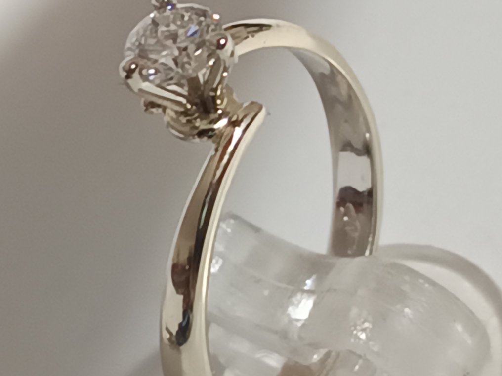 Ring - 18 karaat Witgoud -  0.35ct. tw. Diamant (Natuurlijk)  #2.1