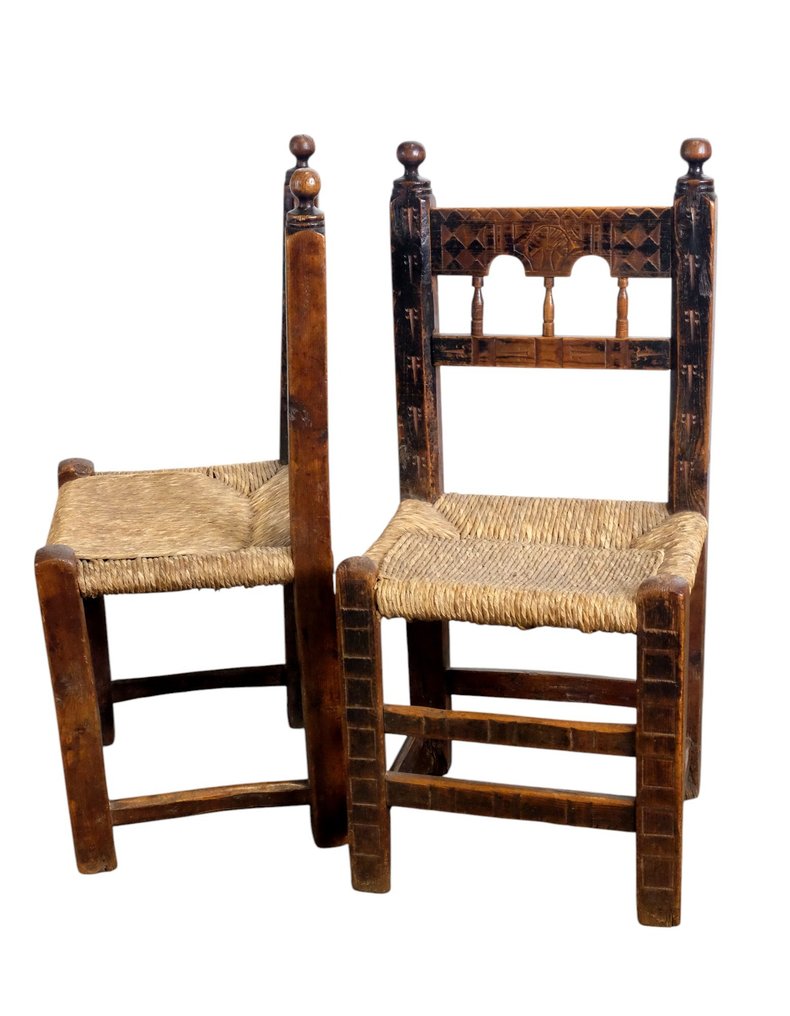 Stol - træ og rør #2.1