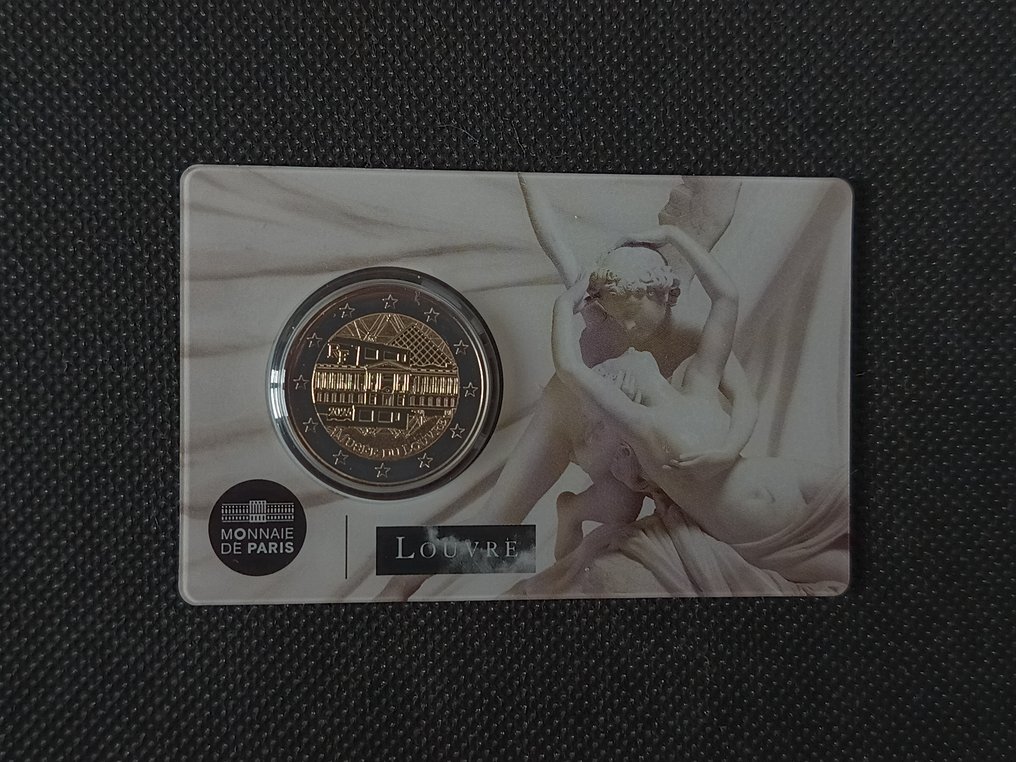 France. 2 Euro 2025 "Musée du Louvre" (4 coincards)  (No Reserve Price) #1.0
