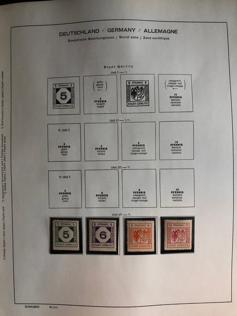 Germany 1945/1974 - Collection East Germany with local editions, Soviet Zone & GDR #4.3