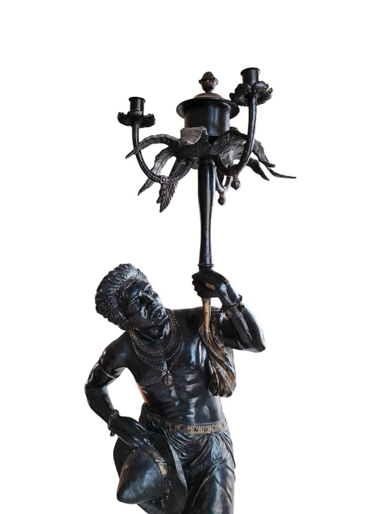 Candelabru de podea - Bronz - (h. 190cm) #3.2