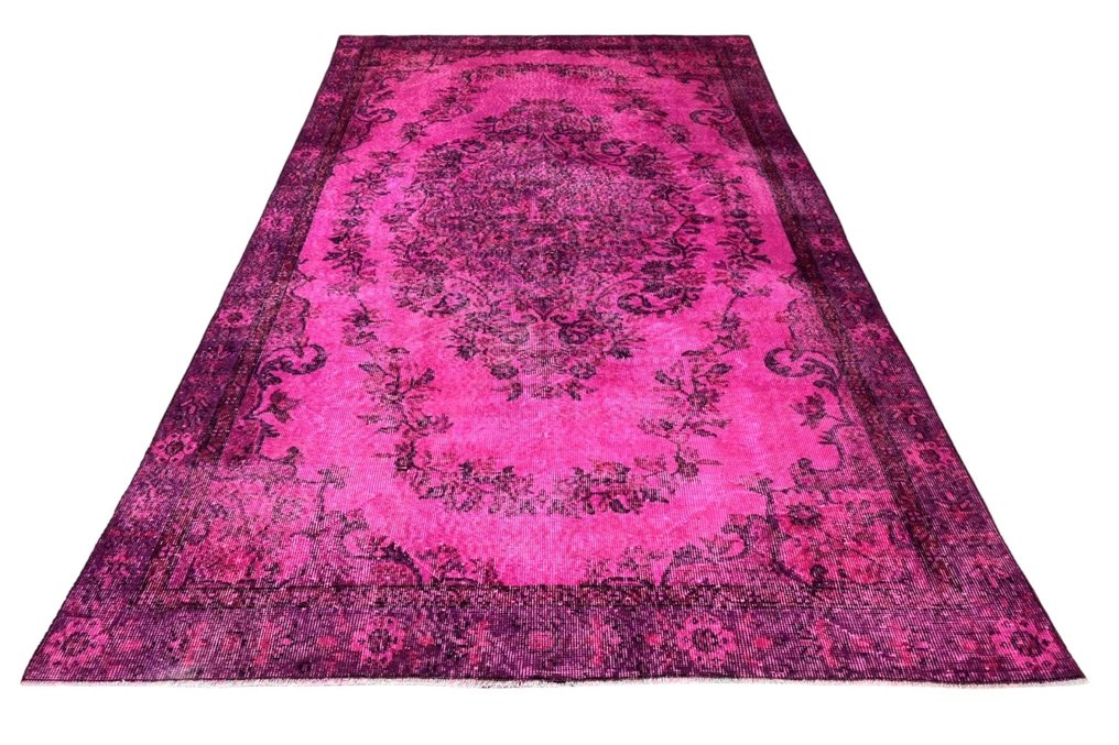 Λαμπερό ροζ vintage - Χαλί - 285 cm - 175 cm - με πιστοποιητικό #4.3