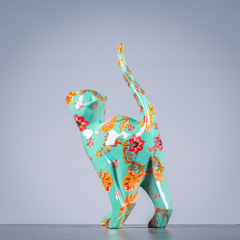 Φιγούρα - Flower cat - πολυρεζίνης #4.3