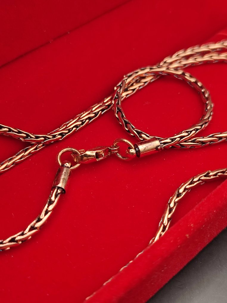 Όμορφο χειροποίητο κρεμαστό κόσμημα από χαλκό, με τουρκουάζ και όστρακο, σε υψηλής ποιότητας χαλκό, - Κολιέ με μενταγιόν #3.2