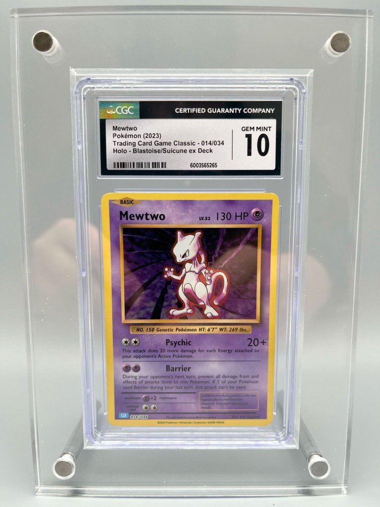 Pokémon Graded card - Mewtwo - CGC 10 - Various sets #1.0