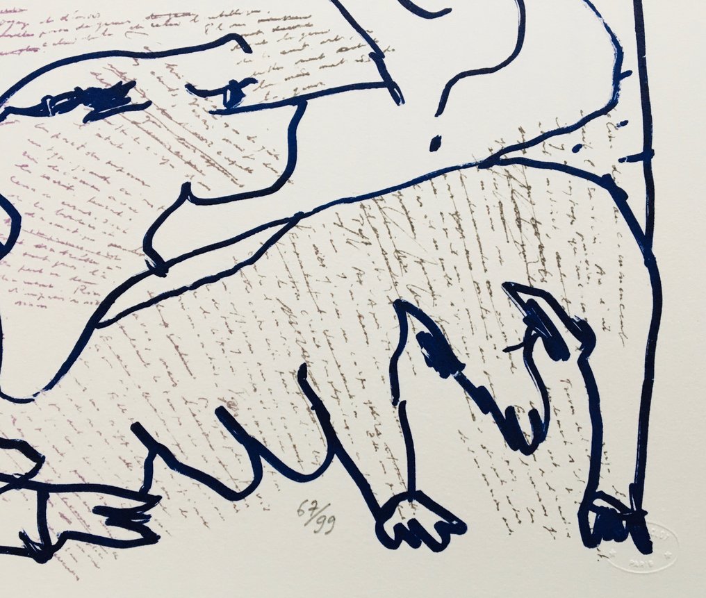 Pierre Alechinsky (1927) - Sans-titre - Lithographie originale signée #3.2