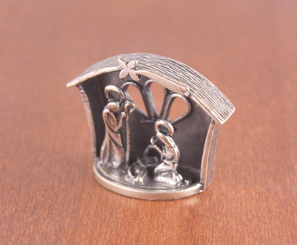 Nativity scene - .925 silver - without reserve price #2.1