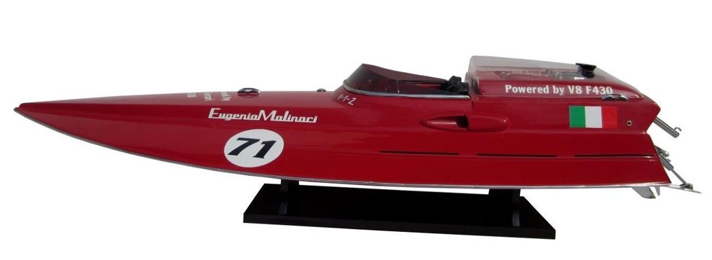 Riva Ferrari F430 maquette 70 cm Bois modelisme 1:8 - Modellboot - Arno Ferrari #2.1