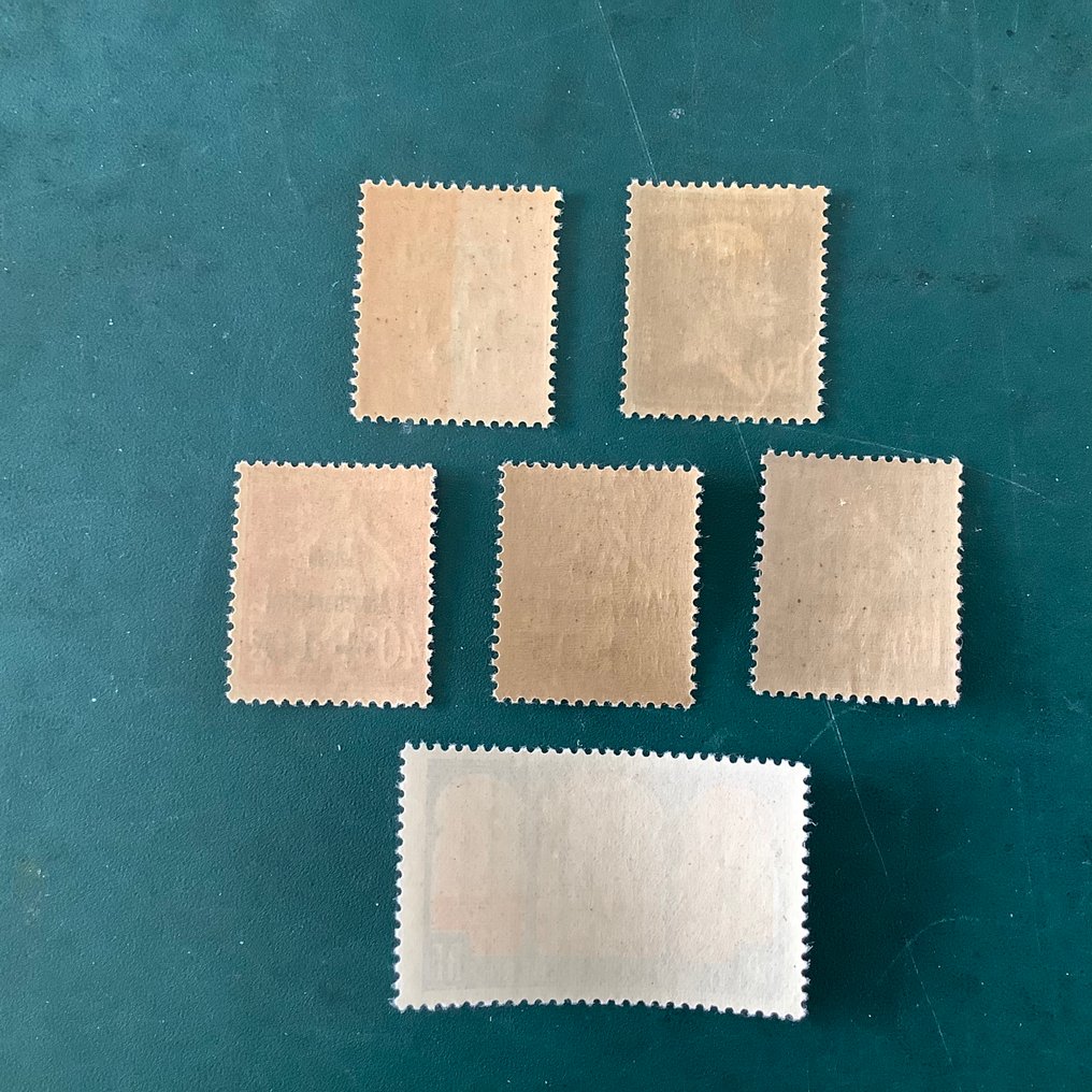 França 1930 - Complete o conjunto de anos com BIT e Caisse D’Amortissement IV. - Yvert 263/268 #2.1