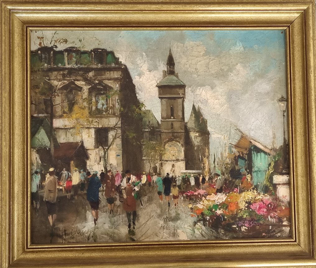 François Claver (1918) - Marché aux Fleurs de Paris #1.0