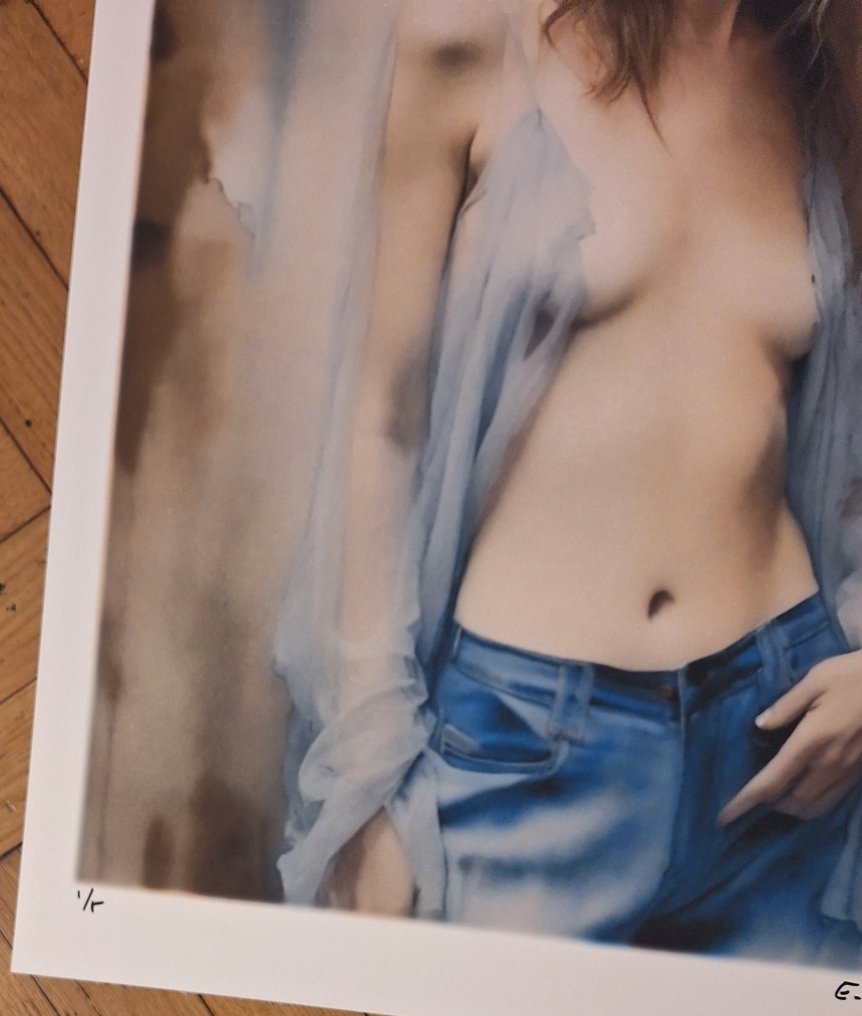 Jane Birkin - watercolor edition by Emma Wildfang - Large size #4.3