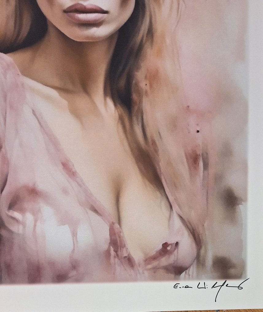 Brigitte Bardot - watercolor edition by Emma Wildfang - Large size #1.0