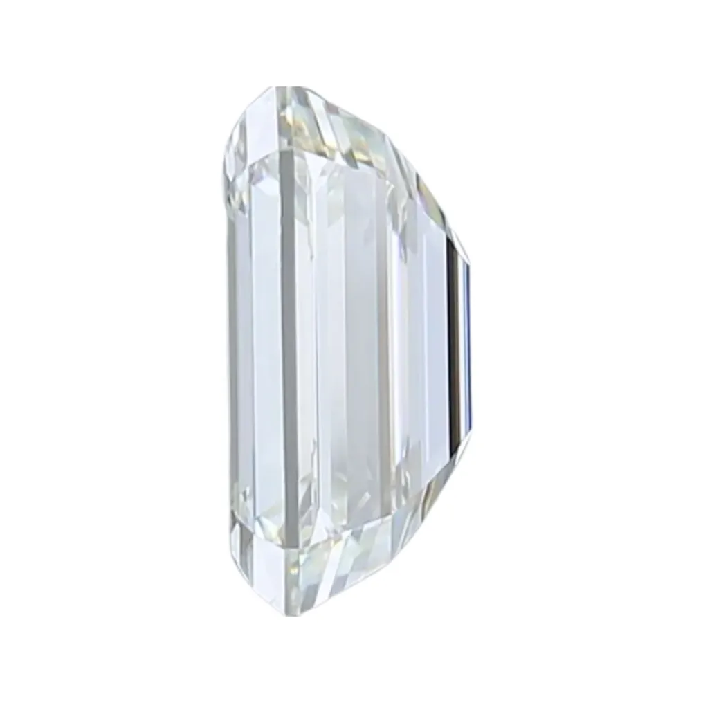 1 pcs 鑽石  (天然)  - 1.51 ct - 祖母綠形 - I(極微黃、正面看為白色) - IF - 國際寶石學院（International Gemological Institute (IGI)） - 理想切割鑽石 #4.3