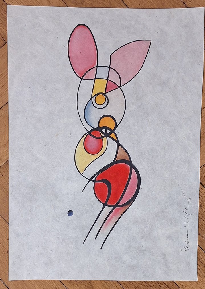 Emma Wildfang Giclée - Winnie-the-Pooh - Piglet "Tribute series - Icons Reimagined "Wassily Kandinsky" - 2024 #1.0