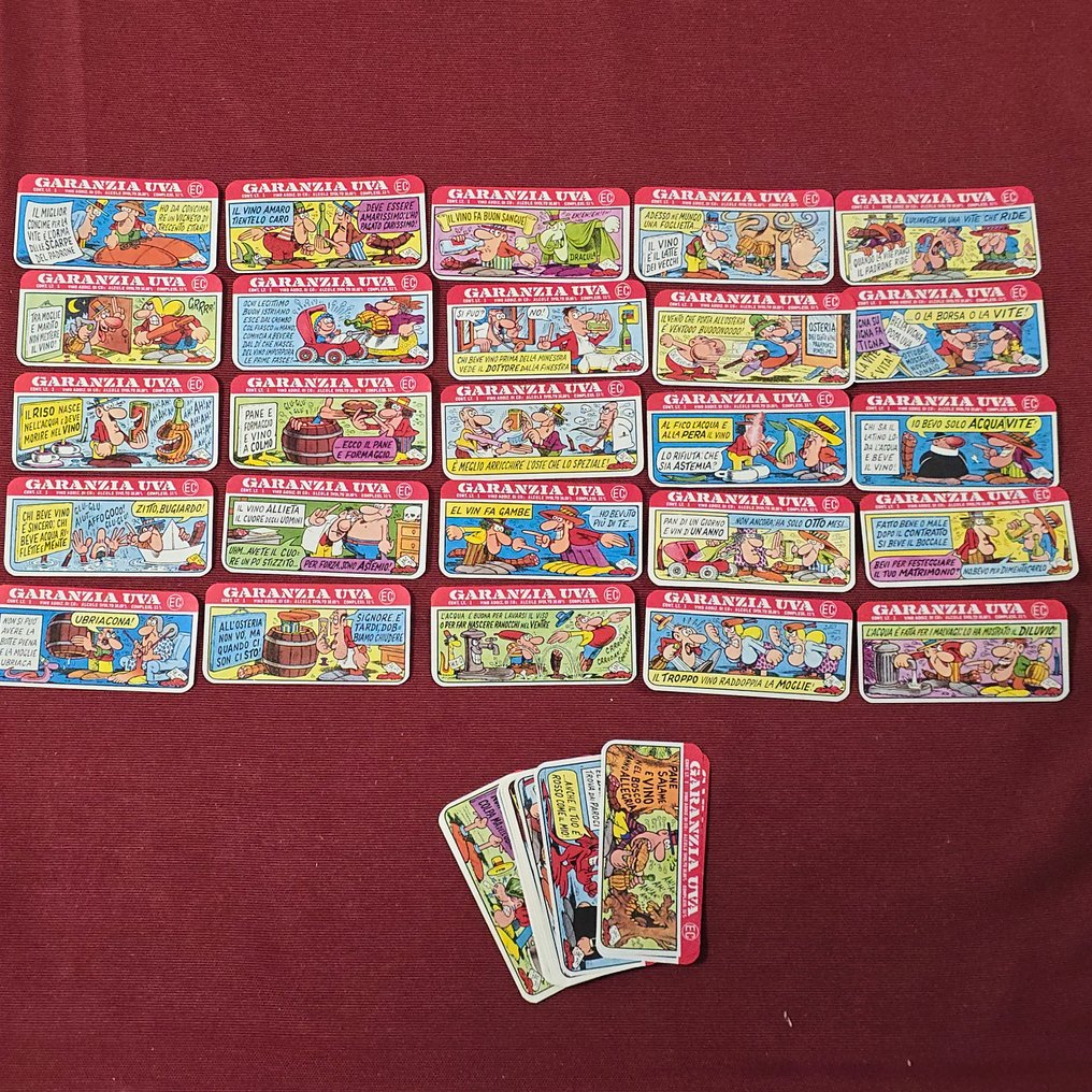 Jacovitti - Raccolta di figurine Uva originali Illustrate da Jacovitti completa - 1 Comic - First edition #1.0