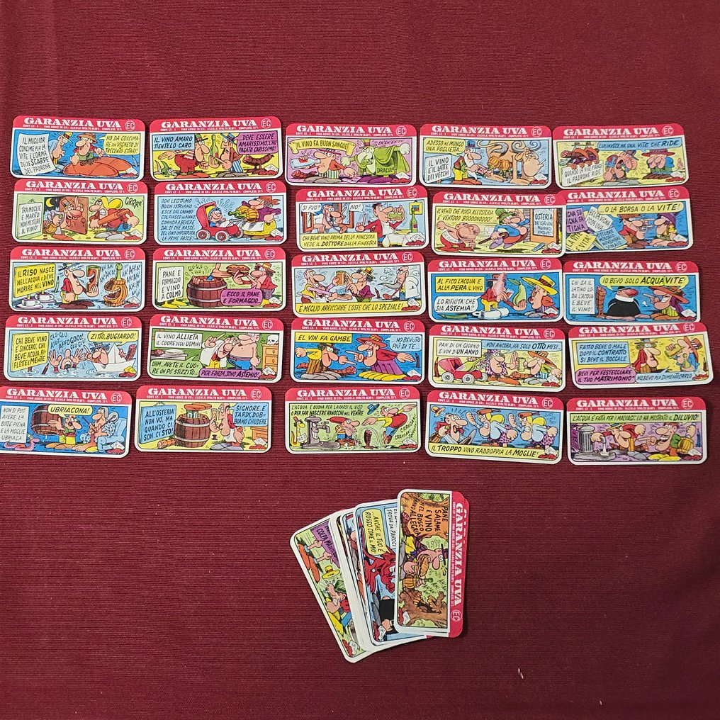 Jacovitti - Raccolta di figurine Uva originali Illustrate da Jacovitti completa - 1 Comic - First edition #1.0