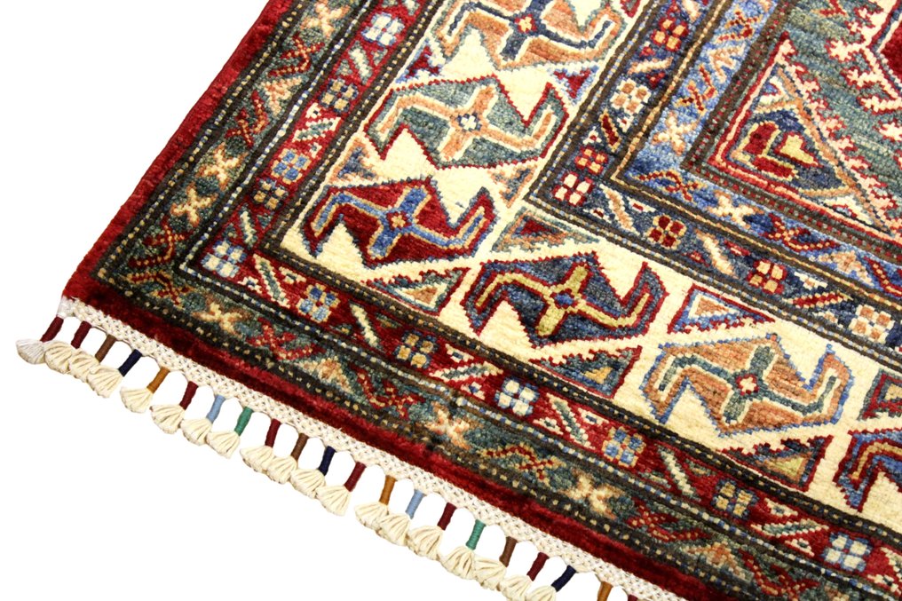 Designer 'Shirvan' Kazak Fremragende kvalitet mesterværk - Tæppe - 149 cm - 210 cm #3.2