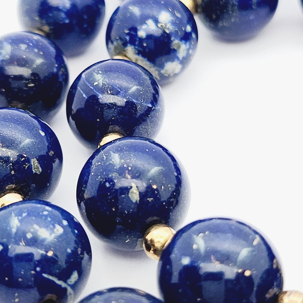 Collana - 18 carati Oro giallo - 380.00ct. tw. Lapislazzuli #3.2