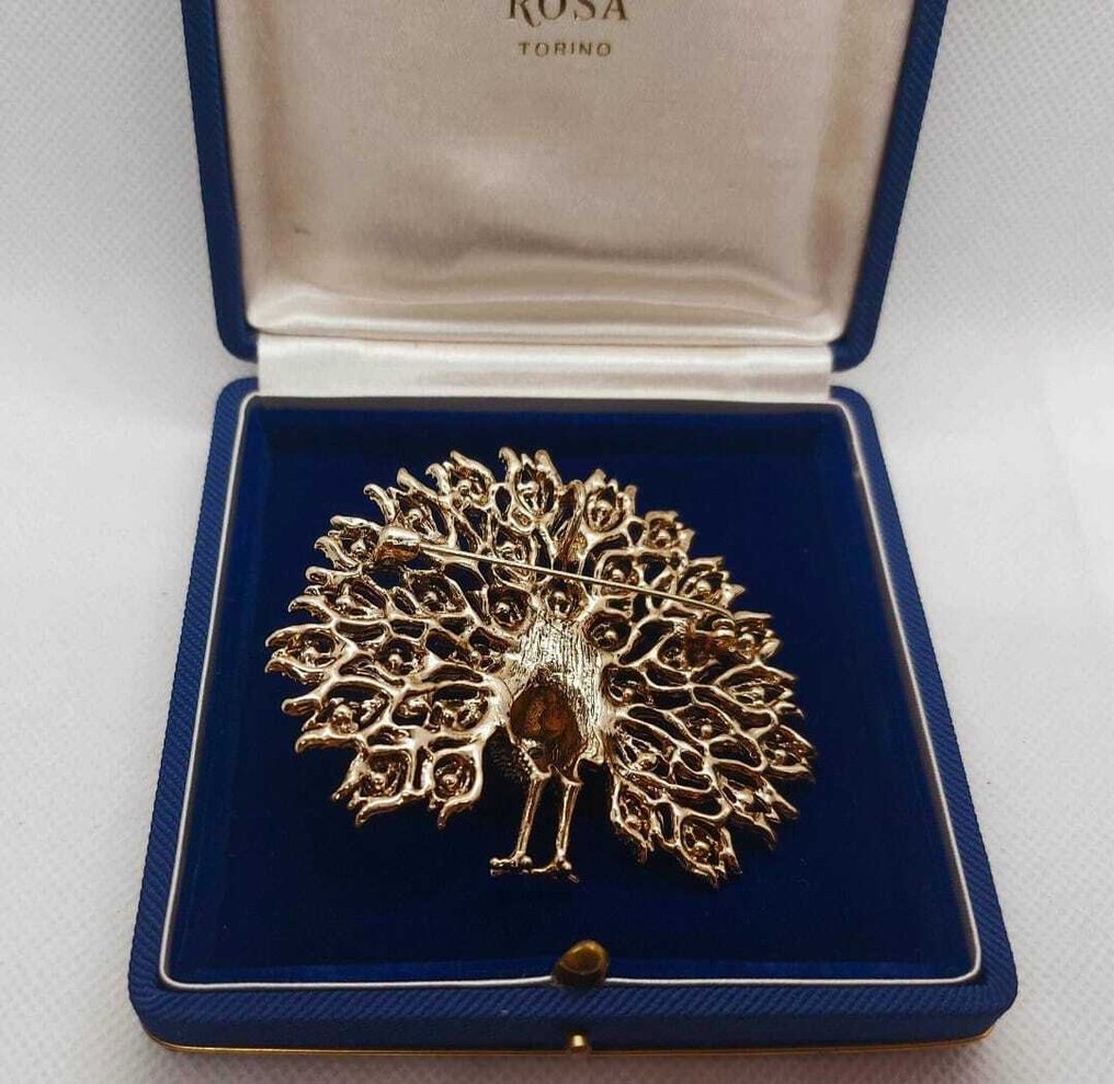 Argento 925. - Pregadeira - Pavone. #4.3