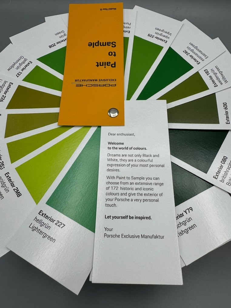 Ventilateur de couleur personnalisé Porsche Exclusive Manufaktur Paint To Sample - Porsche #2.1