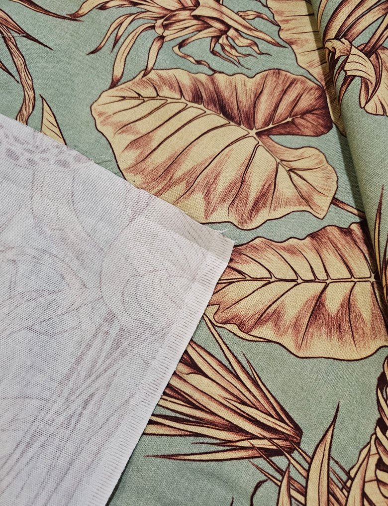 300x280cm! Bohemisk stil stoff med gepard-mønster - 300x280cm - turkis jungeldesign - Tekstil  - 300 cm - 280 cm #4.3