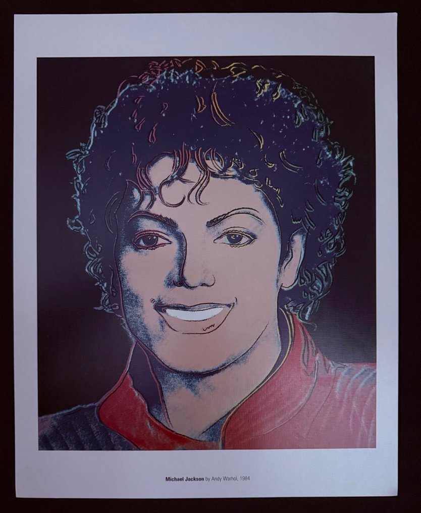Andy Warhol (after) - “Michael Jackson by Andy Warhol, 1984”. Geautoriseerd door Andy Warhol Foundation for the Visual #1.0