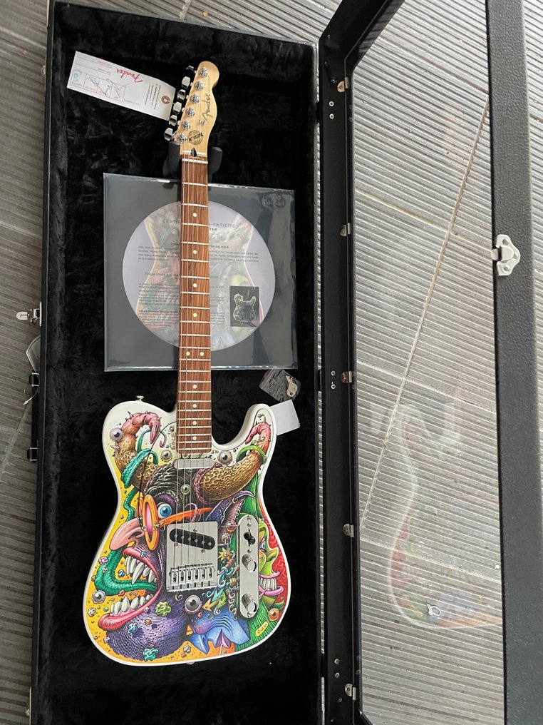 Jean Solé - Gitara, „La Solestar” – Niestandardowa gitara artystyczna Jean Solé – Limitowana edycja nr 4/10 + podpisane - 2024 - Edycja limitowana #4.3