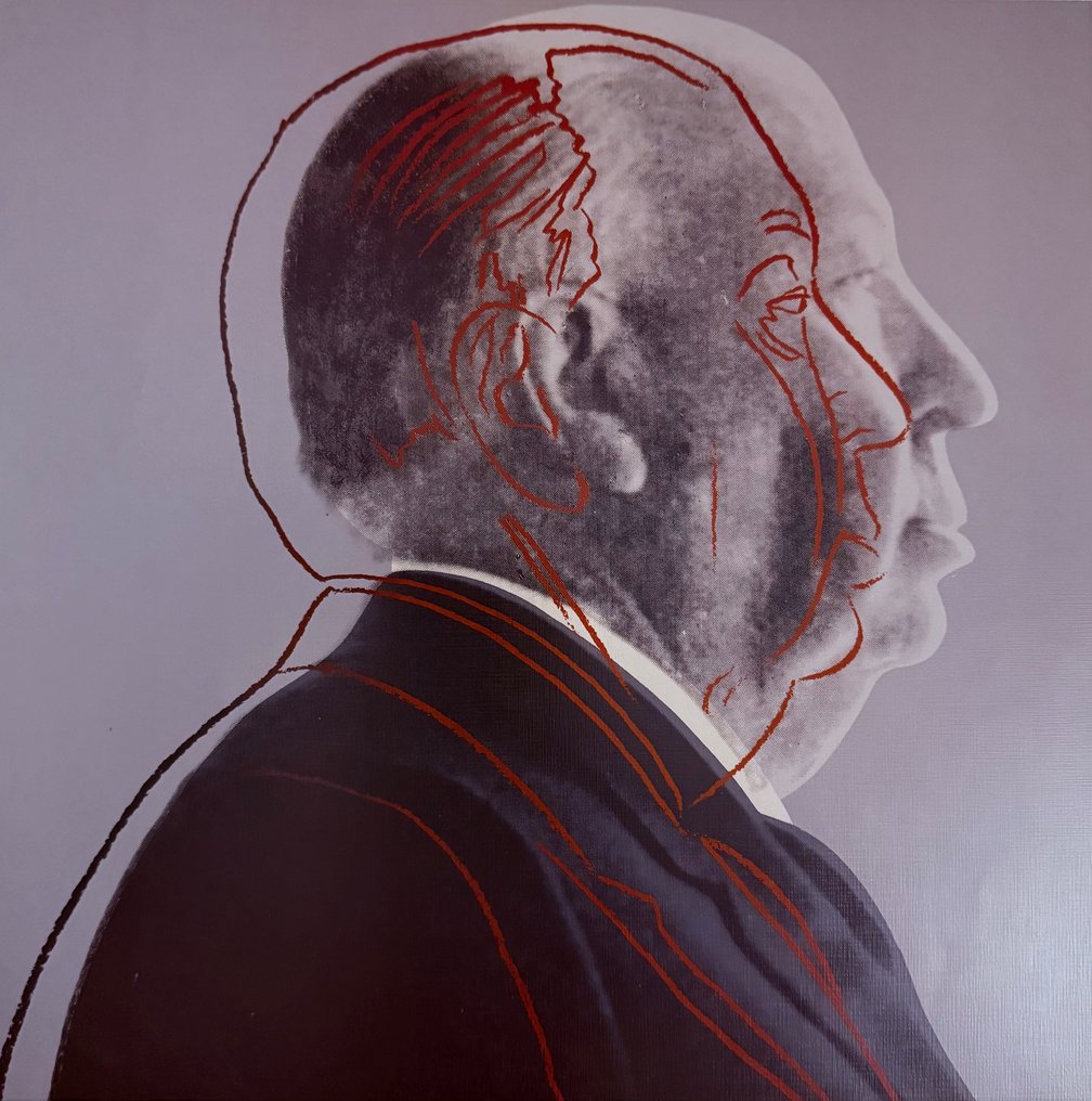 Andy Warhol (after) - “Alfred Hitchcock by Andy Warhol, 1983”. #2.1