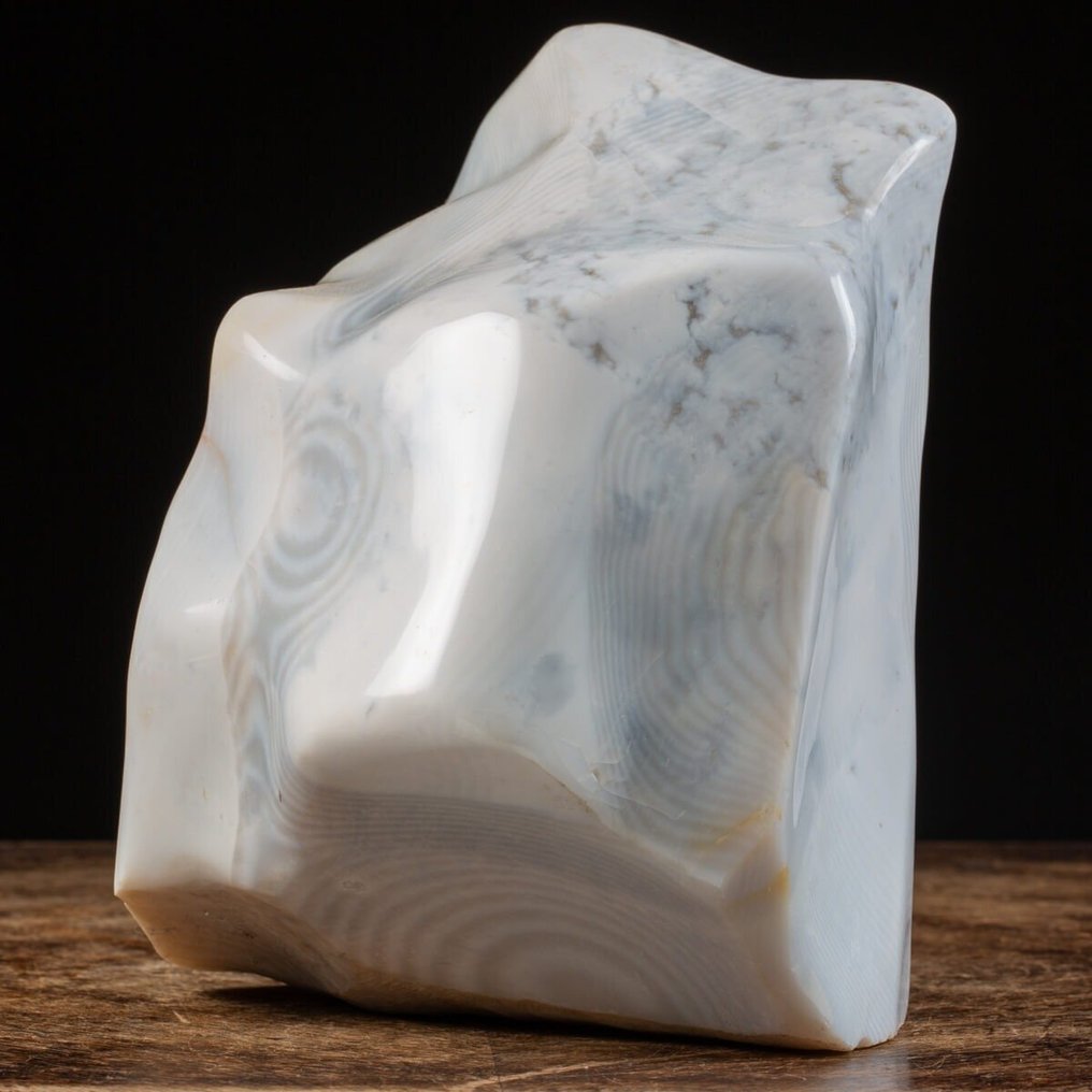 Somptuous zebra agate - free form - Madagascar specimen - wonderful natural pattern - Height: 225 mm - Width: 175 mm- 5550 g #1.0