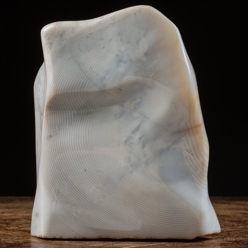 Somptuous zebra agate - free form - Madagascar specimen - wonderful natural pattern - Height: 225 mm - Width: 175 mm- 5550 g #4.3