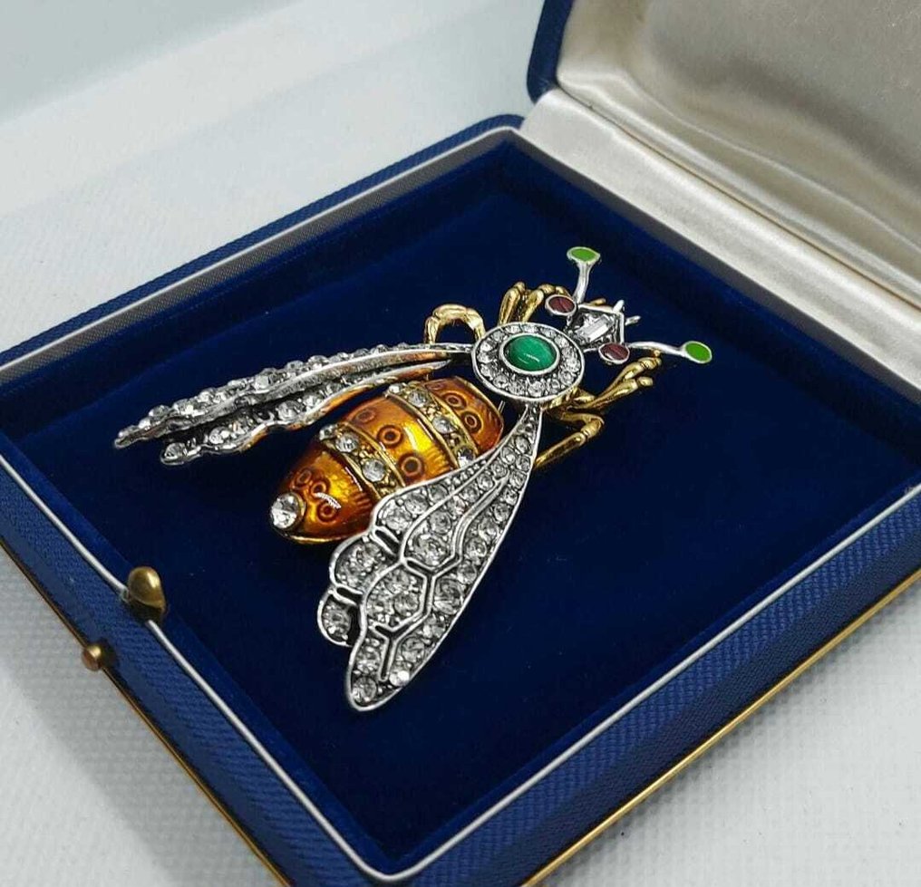 χωρίς τιμή ασφαλείας - Καρφίτσα Argento, επάργυρο με επικάλυψη χρυσού (18k). - πίθηκος #4.3