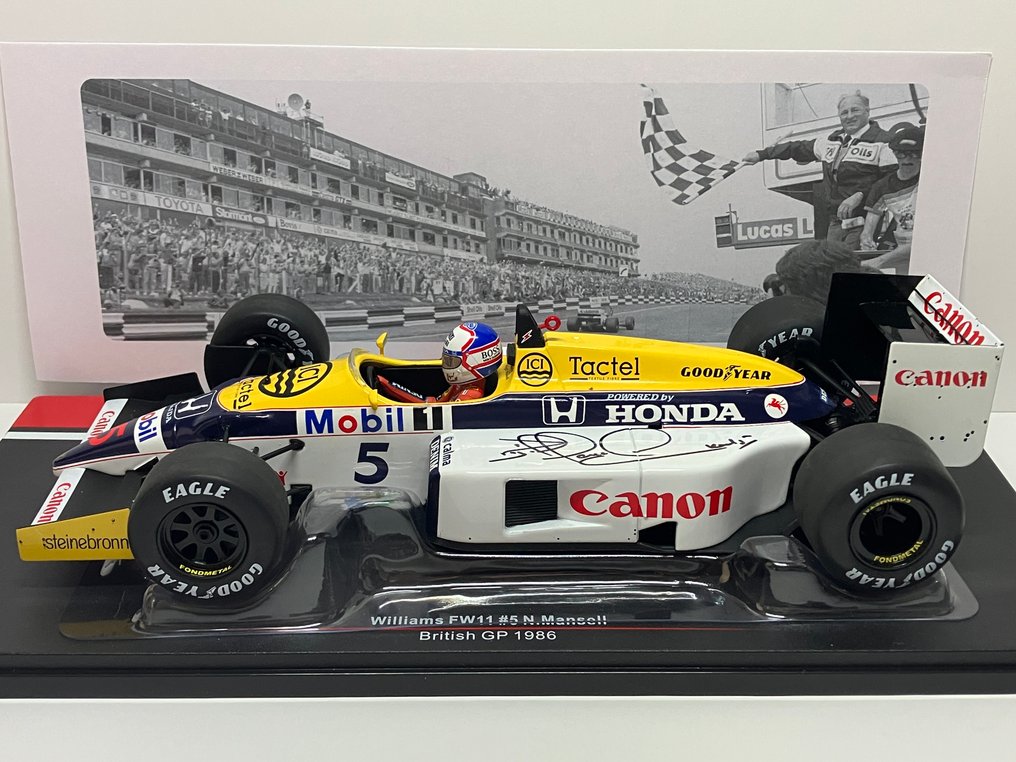 Williams - British Grand Prix - Nigel Mansell - 1986 - Scale 1/18 modelcar #1.0