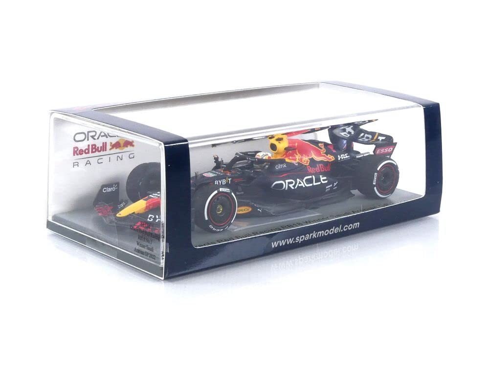 Spark 1:43 - Pienoismalliauto - Oracle Red Bull Racing RB18 #1 Max Verstappen Winner Saudi Arabian GP 2022 - Harvinainen malli! #4.3
