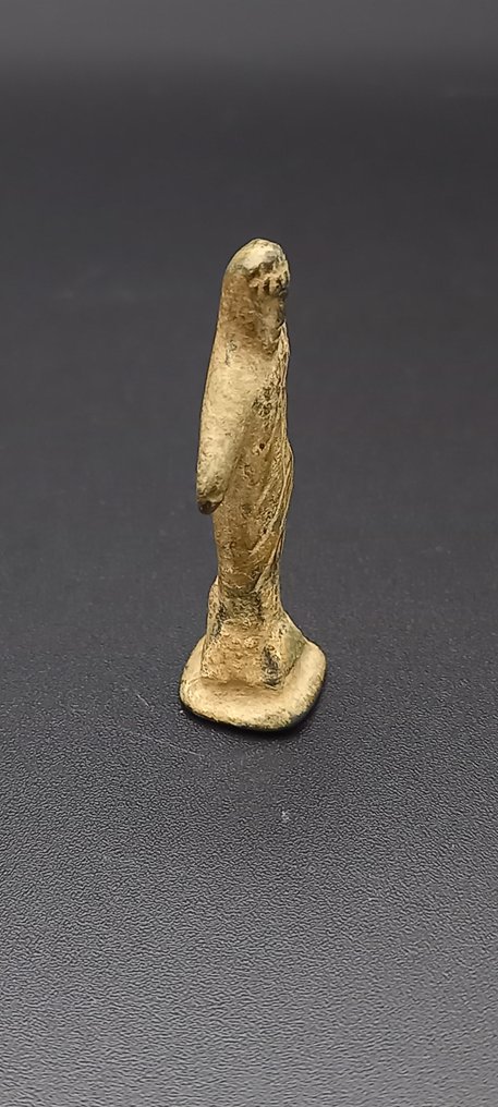 Ancient Roman Bronze Small Mercury statuette - 43 mm #4.3