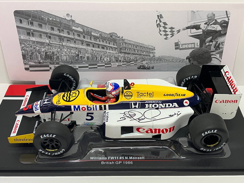 Williams - British Grand Prix - Nigel Mansell - 1986 - Scale 1/18 modelcar #2.1